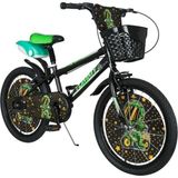 Tommybike 20 Jant Lüx Aksesuarlı Çocuk Bisikleti 6-10 Yaş Erkek Vitessiz Yeşil