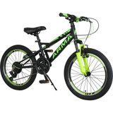 TommyBike Arma 20 Jant Vitesli Bisiklet Çocuk Bisikleti, 6-10 Yaş, 21 Vitesli Yeşil