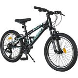 Tommybike Rıven 20 Jant 21 Vites Dağ Bisikleti Erkek Çocuk İçin Çelik Kadro - Turkuaz