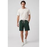 TOMMYLIFE Bej Standart Fit Basic Arka Cepli Erkek Şort - 81314
