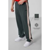 Tommylife Haki Yüzeyi Dokulu Standart Fit Palazzo Erkek Pantolon - 82171 Haki