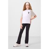 Tommylife Siyah Esnek Standart Fit Basic Performans İspanyol Paça Kız Çocuk Tayt - 75193 Siyah