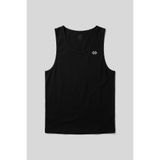 TOMMYLIFE Siyah Standart Kalıp Basic Spor Performans Kolsuz Erkek Atlet - 88503