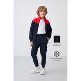Tommylife Tommy Life Lacivert Pamuklu Kalın İçi Tüylü Yumuşak Dokulu Standart Fit Nakışlı Erkek Çocuk Eşofman Takım - 11 Lacivert