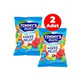 Tommy's Bears Mixed Fruit Jelatinsiz Vegan Jelibon 2 Adet X 127,5 Gr