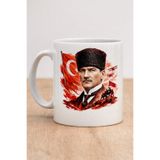 Tomris Hatun Atatürk Kupa Bardak, Atatürk Kupa, Hediye Kupa, Süblimasyon Baskı Atatürk Kupa