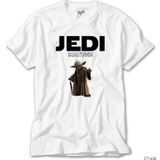 Tomris Hatun Star Wars Yoda Jedi Master Beyaz Tişört Xl