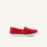 Toms Alpargata Classic Heritage Canvas Kız Çocuk Babet Kırmızı, 30, 1TMSK2025008, Red, Kız çocuk
