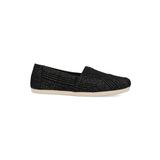 Toms Alpargata Cloudbound Siyah Metalik Keten Şerit Kadın Terlik