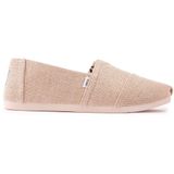 TOMS Alpargata Heritage Canvas düz erkek terliği, Doğal renksiz, 43 EU