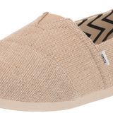 TOMS Alpargata Heritage Canvas düz erkek terliği, Doğal renksiz, 44 EU