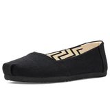 TOMS Kadın Babet 10023039 10023027 Toms Alpargata Ballet Heritage Canvas, 10023027 Black/Black, 38 EU, numeric_38