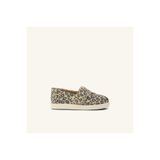 Toms Kadın Espadrili, Alpargata Classic, Leopar Desenli, Krem, 26 Beden