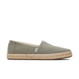 TOMS Vetiver Grey Recycled Cotton Slubby Woven Spor AyakkabıKadın