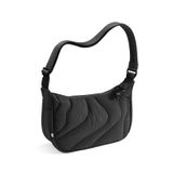tomtoc 3,5L Sling Çanta Kadın, Nylon Puffer Crossbody Moon Bag, Günlük Kullanım için Ayarlanabilir Omuz Askılı, Telefon ve Günlük Eşyalar için İç Bölmeli