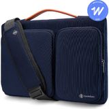 Tomtoc Defender A42 13 - 13.5 inç Macbook Air & Pro Su Geçirmez Lacivert Laptop Notebook Çantası