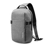 tomtoc Erkekler için Sling Çanta, 14 İnç MacBook Pro M5/M4/M3, 13 İnç MacBook Air M4 (2025), 13 İnç iPad Pro M5/M4 Uyumlu, Suya Dayanıklı Crossbody Göğüs ve Omuz Çantası, Günlük Sırt Çantası