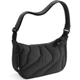 Tomtoc Sling Çanta Kadın, Modaya Uygun Nylon Puffer Crossbody Moon Bag, Günlük Kullanım Için Rahat O