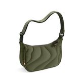 tomtoc Sling Çanta Kadın, Modaya Uygun Nylon Puffer Crossbody Moon Bag, Günlük Kullanım için Rahat Omuz Askılı, İç Bölmeli El Çant