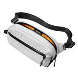 tomtoc X-Pac Bel Çantası Erkek Kadın için, 1,5 Litre Küçük Travel Sling Çanta, Göğüs Bel Omuz Çantası Crossbody, RFID Korumalı, Yürüyüş Seyahat Günlük Kullanım için