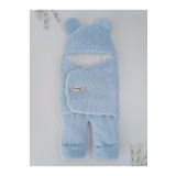 Tomuycuk BEBEK DIŞ KUNDAK BATTANİYESİ WELSOFT EKSTRA UZUN KIŞLIK PELUŞ AYAKLARI AÇILABİLEN UYKU TULUMU 0-12ay
