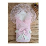 Tomuycuk Dantelli Özel Seri Bebek Kundağı Unisex Bebek Dış Kundak Battaniyesi Hastane Çıkışı Hediyelik
