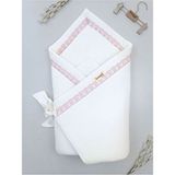 Tomuycuk Lila Bebek Battaniyesi %100 Pamuklu Doğal Organik Uyku Kundağı Hastane Çıkışı Yenidoğan Hediyelik - 86 x 86 cm