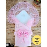 Tomuycuk Sahra Taçlı My Princess Kız Bebek Kundak Pembe - 0 - 1 Yaş