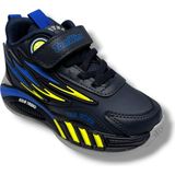 Tomwins 004-26 Cilt Deri Anatomik Cırtlı Çocuk Sneaker Laci Sax Sarı 26-30 - Lacivert