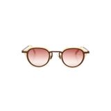 TomyHelf Kahverengi Çerçeve Kahverengi Cam Oval Kadın Güneş Gözlüğü