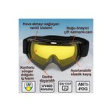 TomyHelf Snowboard Kayak Gözlüğü Antifog Ventilli Uv Korumalı Güneş Kar Gözlük Aynalı Glasses Sporu