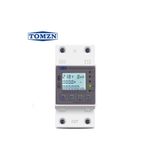 Tomzn Akıllı Kaçak Akım Rölesi ve Voltaj Akım Koruyucu Röle Gerilim 80A Monofaz (10mA-99mA)