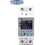 Tomzn Kaçak Akım Koruma Rölesi Yüksek Voltaj ve Akım Koruyucu Röle 63A Wifi TOMPD-63SW