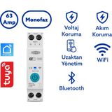 Tomzn WiFi Özellikli Akıllı Sigorta 63A Zaman Rölesi Dahili Enerji Ölçerli Uzaktan Yönetim