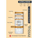 Ton Eşitleyici, Iz Bırakmayan, Ferahlık, Leke Karşıtı Kolajen Içeren Güneş Kremi Light Spf50 50 ml