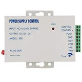 toncont K80 12V 3A Güç Kaynağı Kontrolü Görüntülü Kapı Telefon Sistemi ve Video İnterkom Girişi AC 110-240V Destek NO/NC Elektrikli Kapı Kilidi ve Çıkış Düğmesi Video Kapı Zili Güç Kaynağı