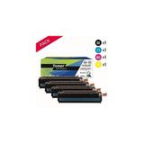 Toner Services Servisleri - HP 131A ve Canon 731 4'lü Paket ile uyumludur - Siyah, Cam Göbeği, Macenta, Sarı