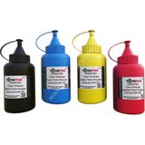 Toner Türk Color Universal Toner Tozu Set 250 Gr. Şişe( Renkli Toner Tozu )