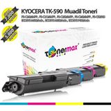 Toner Türk TK-590 Set Muadil Toner/ FSC5250 / FSC2626 / FSC2526 / FSC2126 / FSC2016 / P6026 / M6526 / M6026 - Renkli