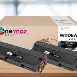 Tonermax 107R 106A W1106A 2'li Avantaj Paket - Çipli , Hp ile Uyumlu Toner