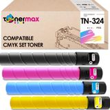 Tonermax Develop Tn 324 Ineo+ 258 Ineo+ 308 Ineo+ 368 Set Muadil Toner