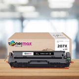 tonermax Hp 207X - W2210X Muadil Toner Siyah- Çipli / Hp Color Laserjet Pro M255DW / M255NW /M282NW /M283CDW /M283FDN /M283FDW