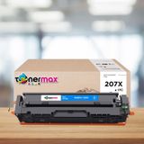 tonermax Hp 207X - W2211X Muadil Toner Mavi - Çipli / Hp Color Laserjet Pro M255DW / M255NW /M282NW /M283CDW /M283FDN /M283FDW