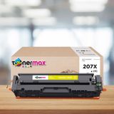 tonermax Hp 207X - W2212X Muadil Toner Sarı - Çipli / Hp Color Laserjet Pro M255DW / M255NW /M282NW /M283CDW /M283FDN /M283FDW