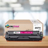 tonermax Hp 207X - W2213X Muadil Toner Kırmızı- Çipli / Hp Color Laserjet Pro M255DW / M255NW /M282NW /M283CDW /M283FDN /M283FDW