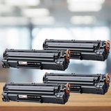 tonermax Hp CE285A Muadil Toner 4'lü Paket/ P1102 / M1122 / M1212NF / M1132 - Black