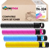 Tonermax Konica Minolta TN-324 / Bizhub C258 / C308 / C368 Set Muadil Toner