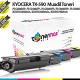 Tonermax Kyocera Tk 590 Fsc5250 Fsc2626 Fsc2526 Fsc2126 Fsc2016 P6026 M6526 M6026 Set Muadil Toner
