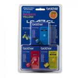 Tonersepeti Brother LC47CL 3lü Paket Renkli Orijinal Kartuş
