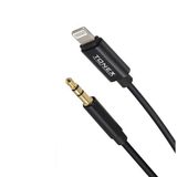 Tonex Ax-02 Lightning To Aux Ses 3.5Mm Audio Kablosu Siyah - 20 Adet